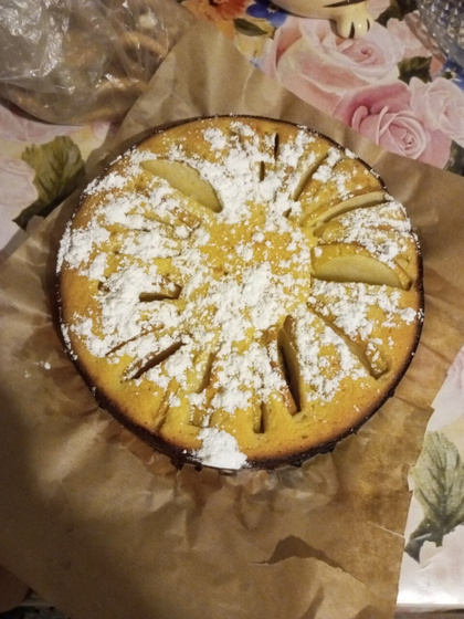 Манник с яблоком ?