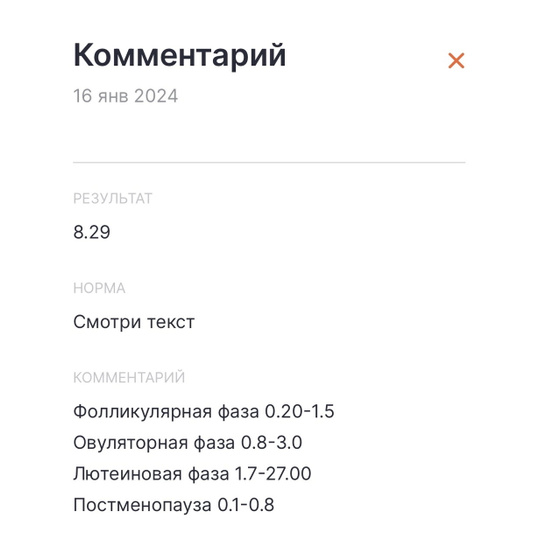 Пришли результаты прогестерона