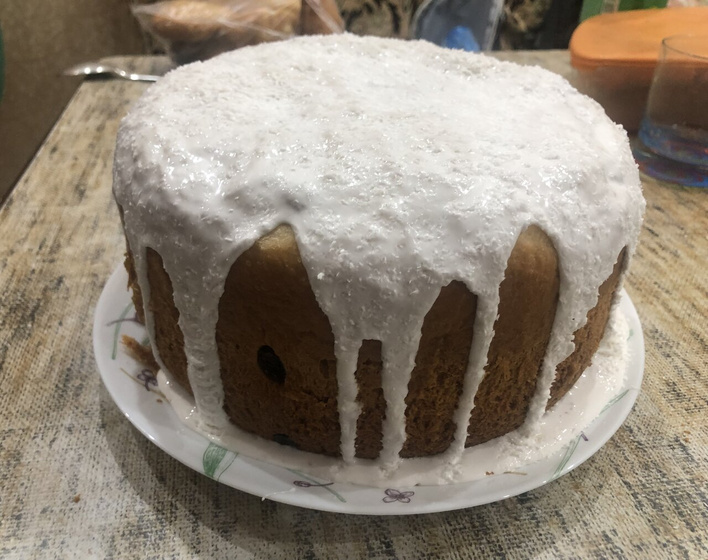 Первый в жизни кулич))