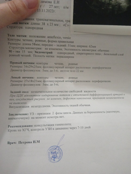 Сходила на УЗИ,ещё больше