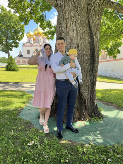 Таинство крещения Артемия ⛪️