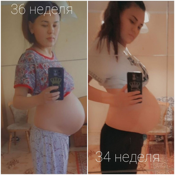 Девочки есть изменения?живот