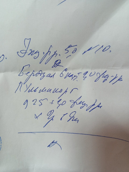 Дозировка для инголяции