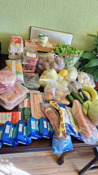 Траты на продукты с 24 по 25 июля