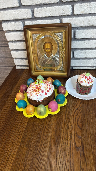 Кулич творожный