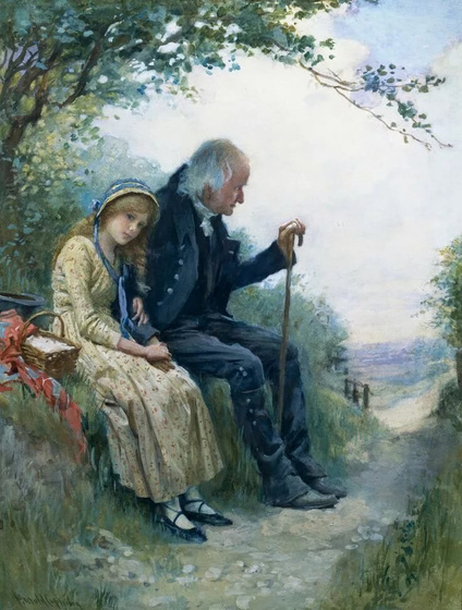 Слепой старик с большим сердцем ❤
