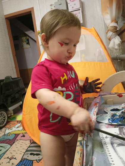 Пальчиковые краски 🖌️