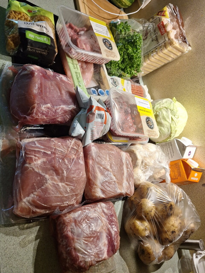 Траты на продукты, хоть
