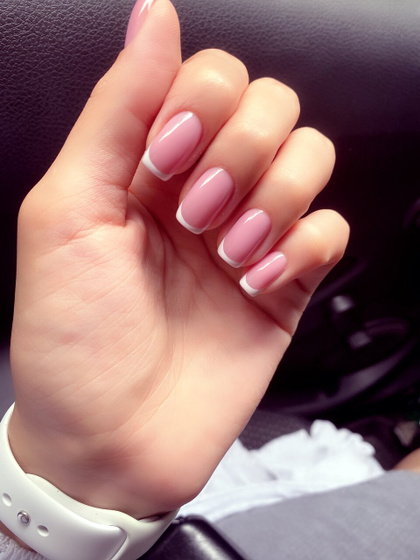 Ноготочки 💅 френч моя