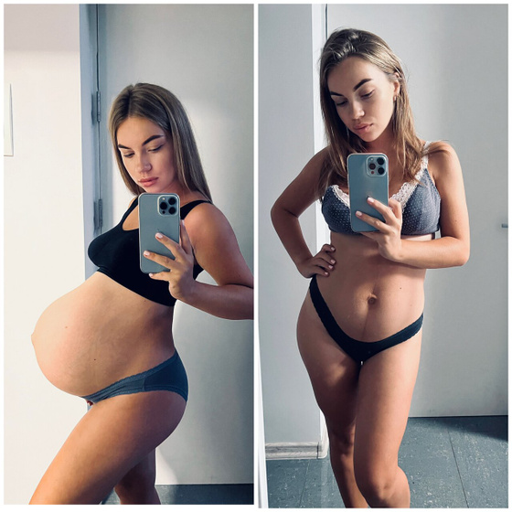 Уже неделя как мама ❤️