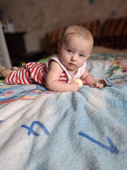 6 месяцев Мишутке🎉💙
