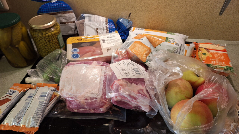 Траты на продукты с 11 по 15 июля