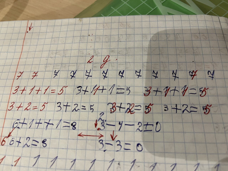 Школа. Первый класс. Тетради