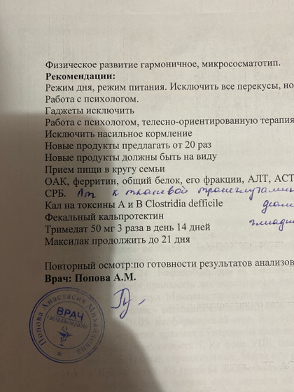 Кому назначали детям тримедат