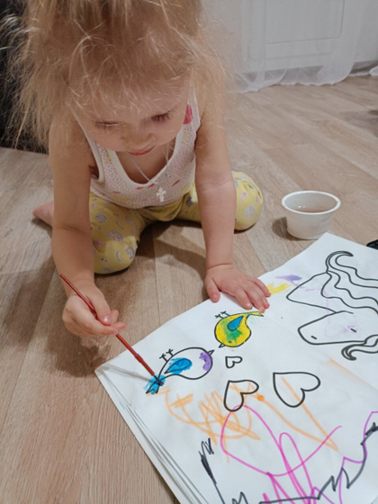 Идеи чем занять двухлетку 🎨