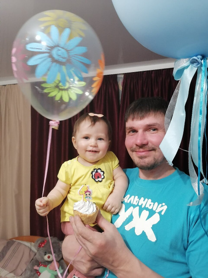 Доченьке годик!16.03.2023