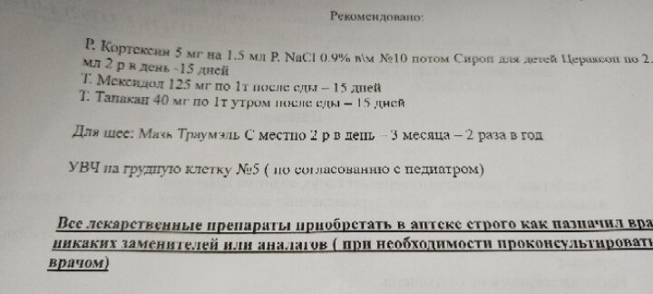 При ЗРР вам назначали эти препараты?