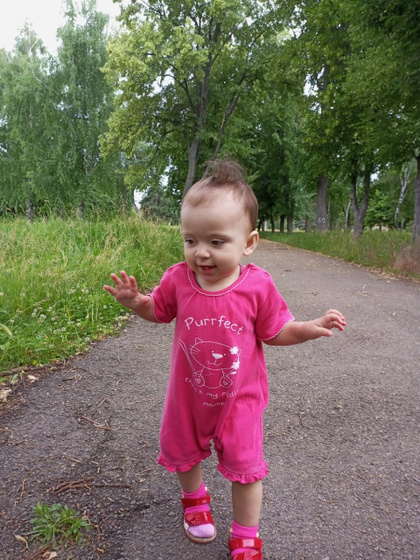 Моя любительница прогулок 🥰