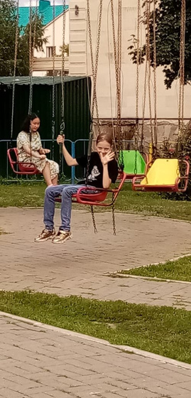 Были у родителей в