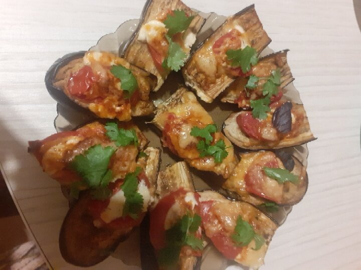 Холодная баклажанная закуска по