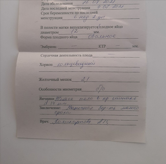Девочки,На предыдущем узи эмбрион