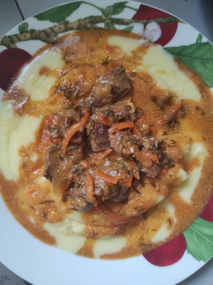 Куриные сердечки.