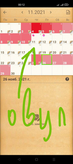 Овуляция по приложению