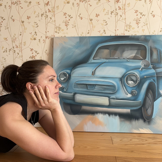 Рисунок на холсте