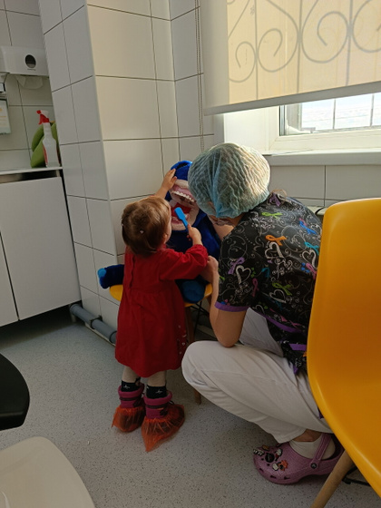 Проф.чистка в 2 годика 😊