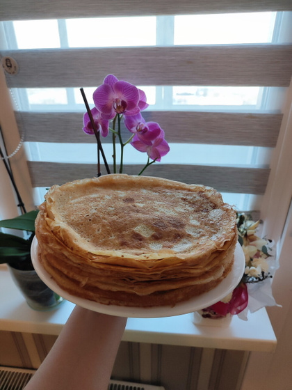 Широкая масленица в школе, чаепитие)