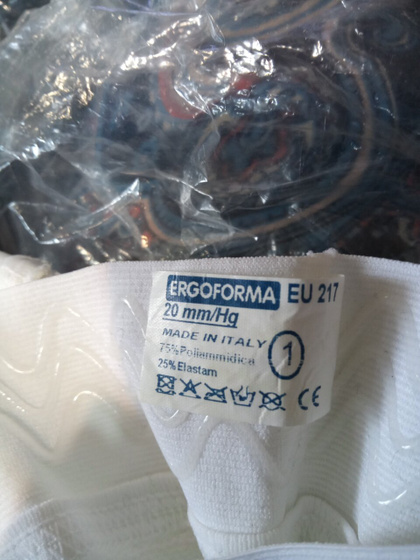 как определить размер компрессионный чулок Ergoforma?