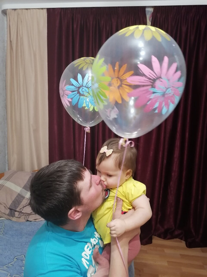 Доченьке годик!16.03.2023