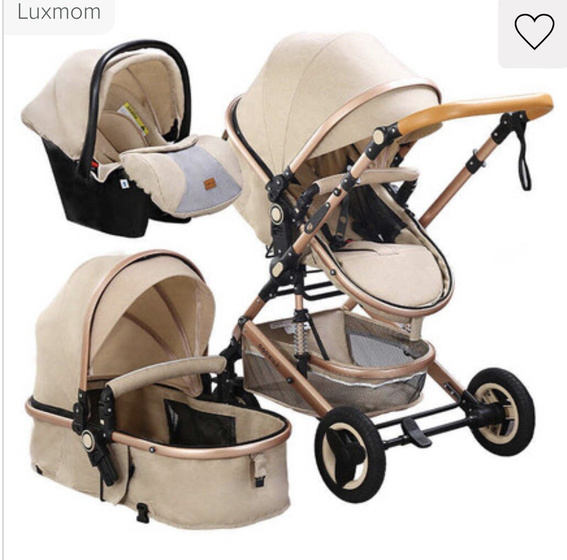 Коляска трансформер 3в1 luxmom