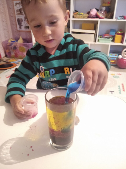 Опыт с маслом?