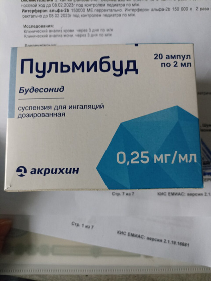 Доза Будесонида