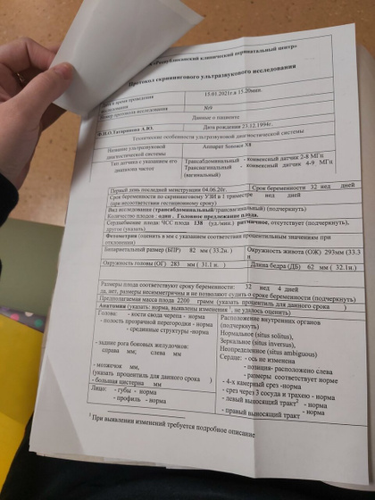 Симфизит и 3 УЗИ. Беспокойство.