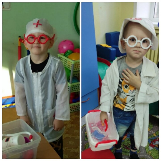 Мои детки доктора))) .