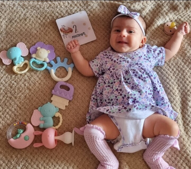 4 месяца)💜 Нашей царевне