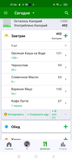 Сегодня начала считать БЖУ