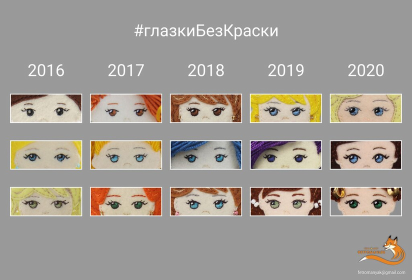 Неповторимые куколки из фетра с одеждой