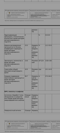 Анемия..