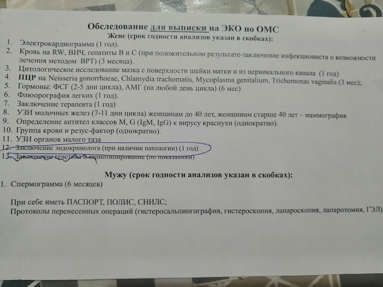 Сходила к репродуктологу сегодня