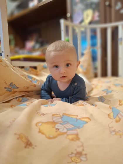 6 месяцев Мишутке🎉💙