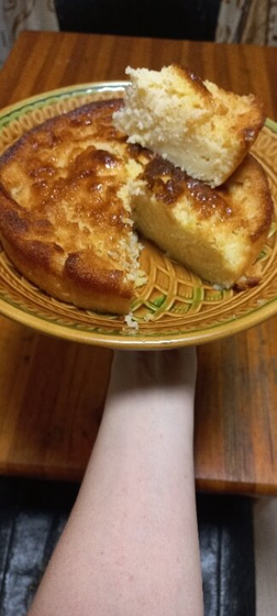 Манник с яблоками