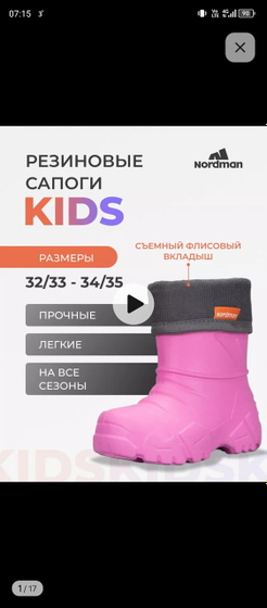 Резиновые сапоги