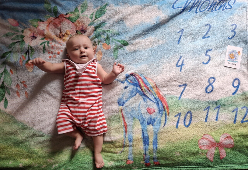 6 месяцев Мишутке🎉💙