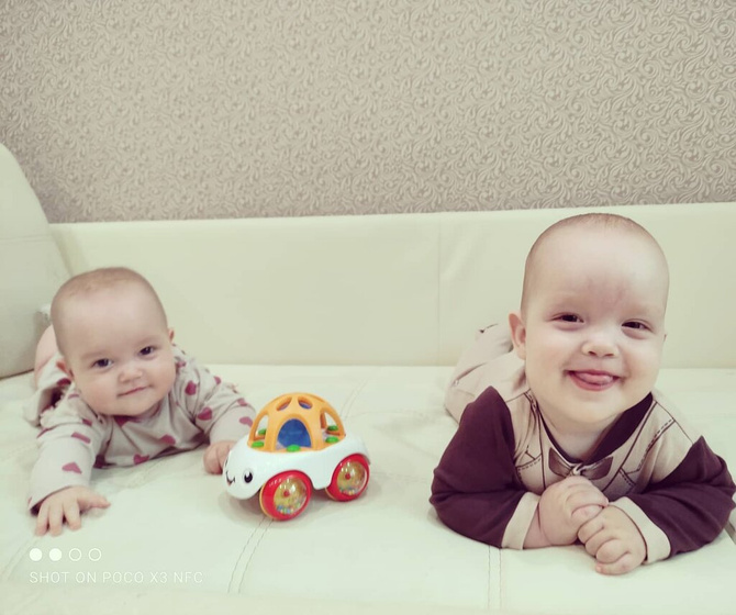 8 месяцев 💙❤ Вот