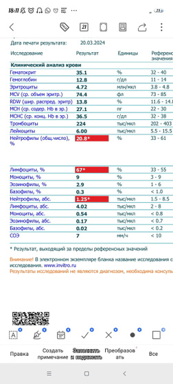 Кровь перед прививкой