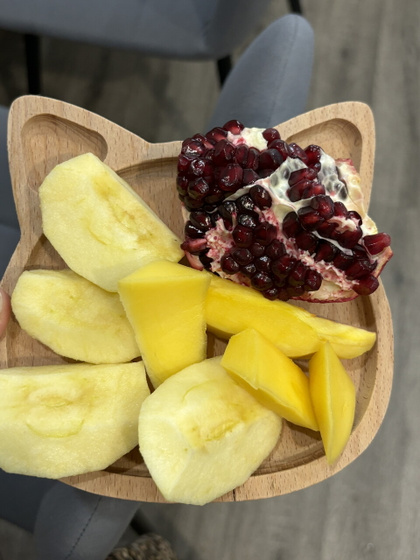 На обед пюре (картошка+цв.капуста)