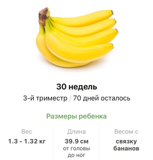 30 недель .